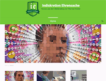 Tablet Screenshot of indiskretionehrensache.de